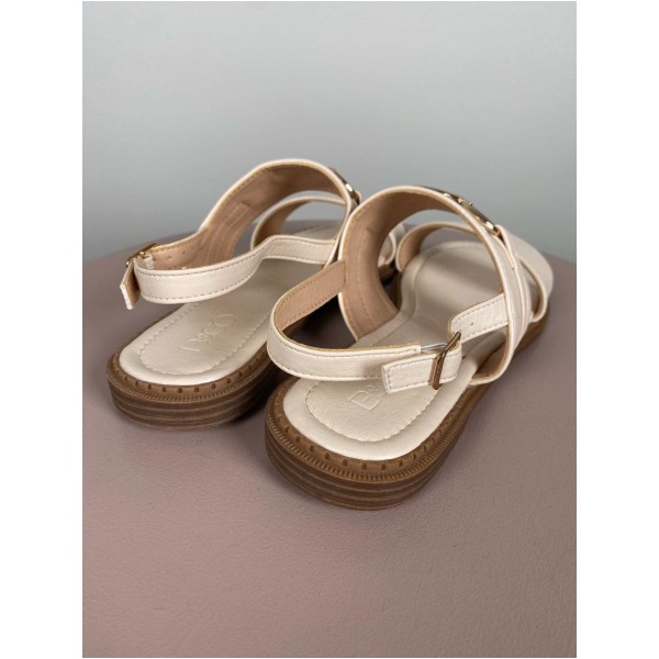 B&CO str. 37 <br/> beige sandal - Billede 4