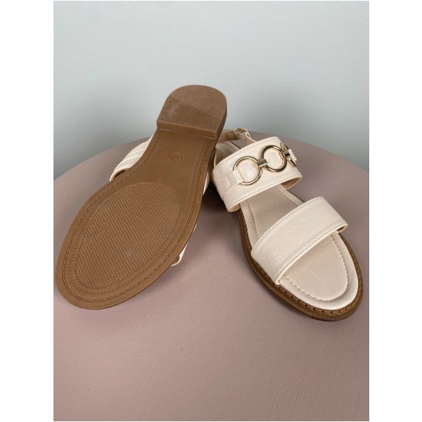 B&CO str. 37 <br/> beige sandal - Billede 3