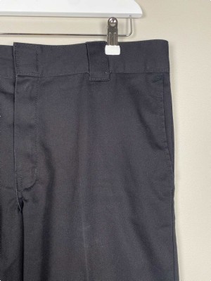 Dickies str. 34 <br/> sort bukser, slim straight