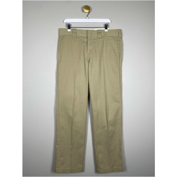 Dickies str. 34 <br/> lyse bukser, slim straight