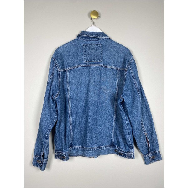 Tommy Hilfiger str. L <br/> blå denimjakke - Billede 3