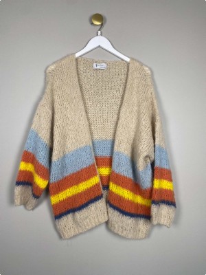 Tif Tiffy str. S/M <br/> strik cardigan