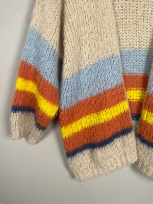 Tif Tiffy str. S/M <br/> strik cardigan
