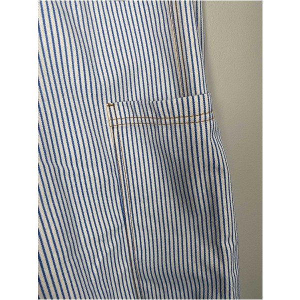 Co'Couture str. S <br/> hvide jeans med blå striber - Image 2