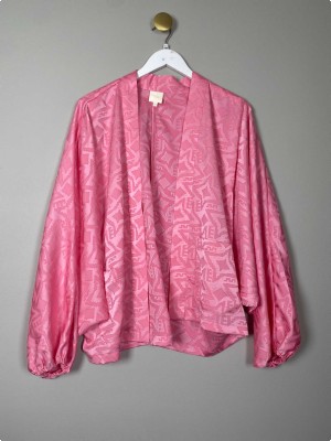 Gossia str. S <br/> pink jakke med mønster