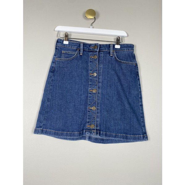 Lee str. 26 <br/> kort denimnederdel
