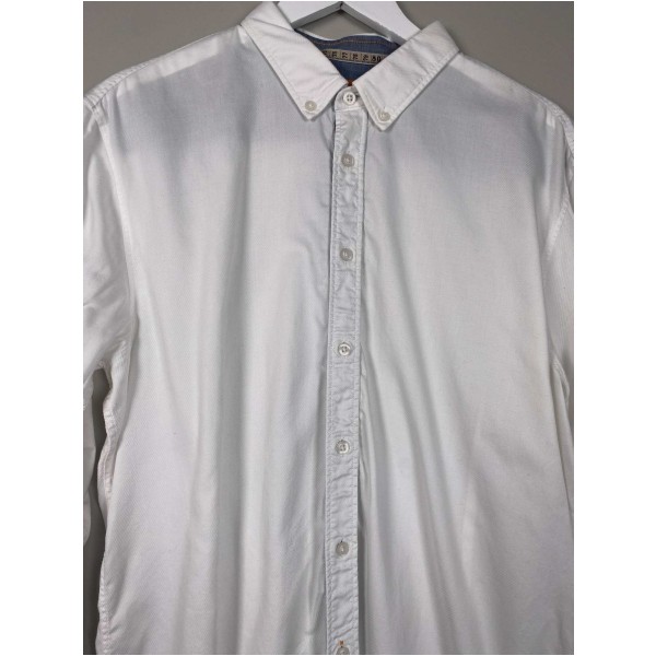 Hugo Boss str. XL <br/> hvid langærmet skjorte slim fit - Image 2