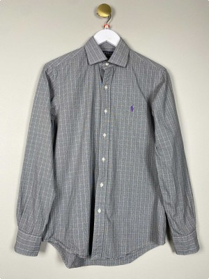 Polo Ralph Lauren str. S <br/> ternet sort og hvid skjorte