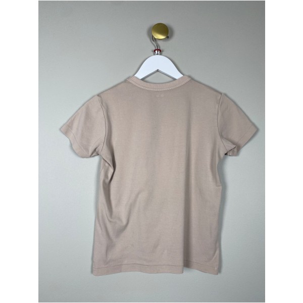 Uniqlo str. XS <br/> mørk sandfarvet t-shirt - Billede 3