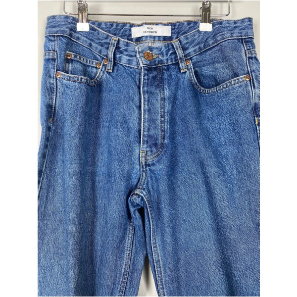 Won Hundred str. 30 <br/> mørkeblå jeans - Billede 2