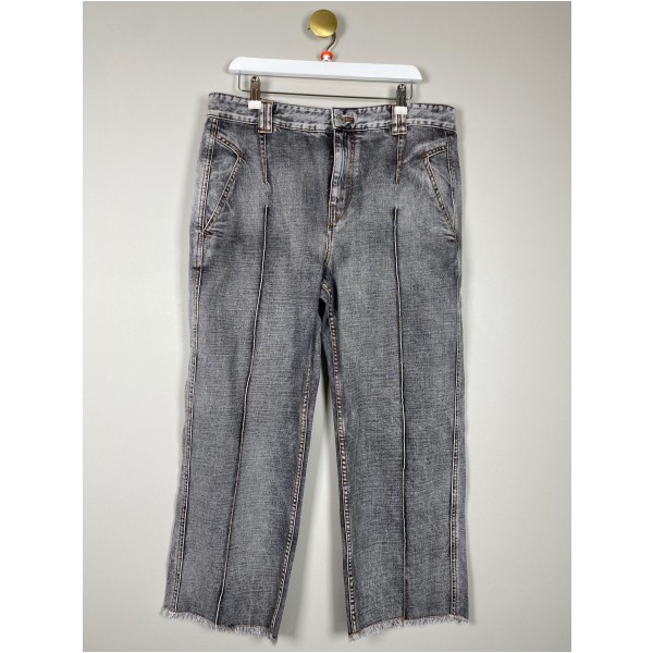 Isabelle Marant str. 44 <br/> grå cowboybukser