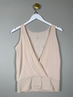 Gustav str. XS <br/> rosa top med dyb ryg
