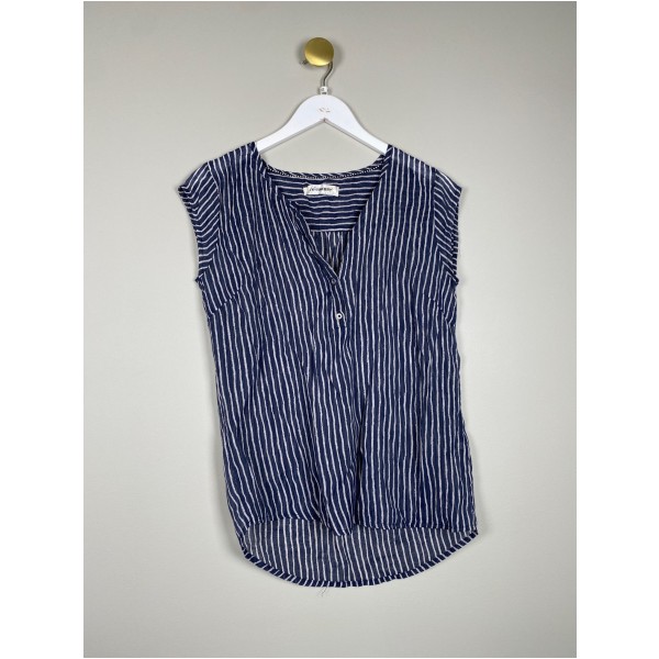 Co'Couture str. XS <br/> stribet bluse