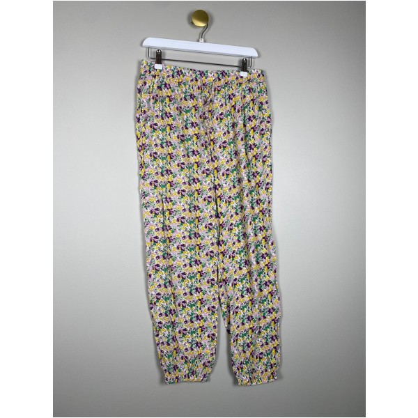 Lollys Laundry str. S <br/> blomstret bukser