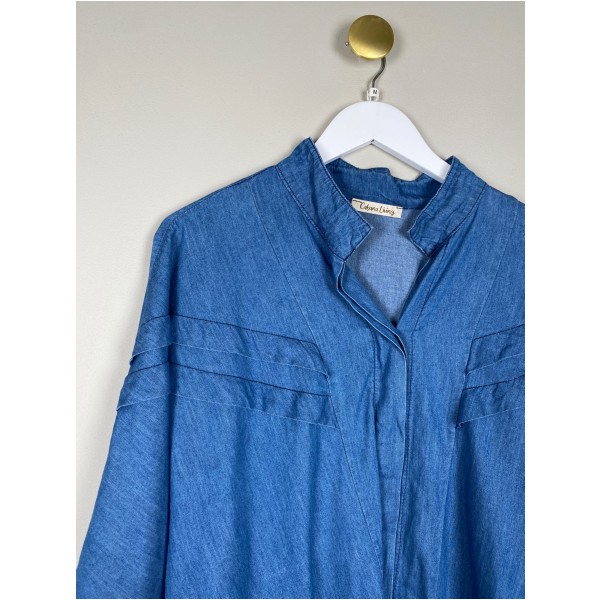 Cabana Living str. M <br/> denimbluse - Image 2