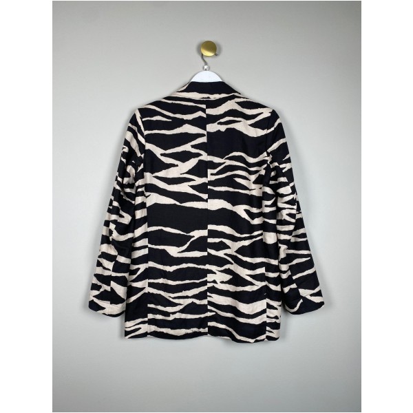 H&M str. S <br/> blazer med zebraprint - Image 3