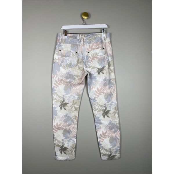 2-Biz str. 38 <br/> lyse jeans med mønster og stretch - Image 3