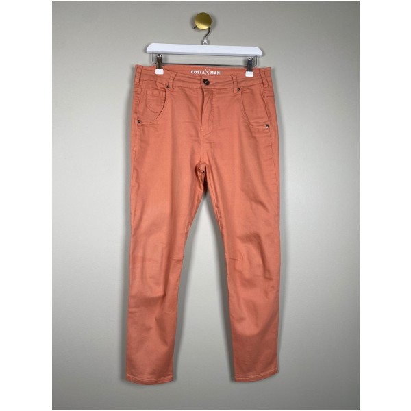 CostaMani str. M <br/> jeans med stretch, fersken