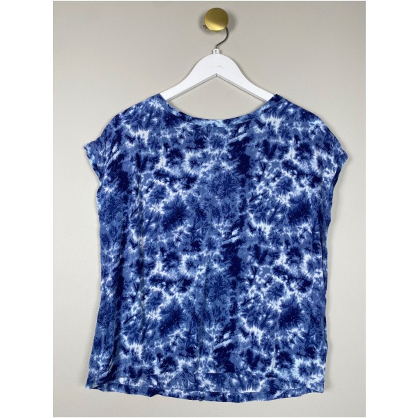 Lollys Laundry str. S <br/> blåmønstret bluse