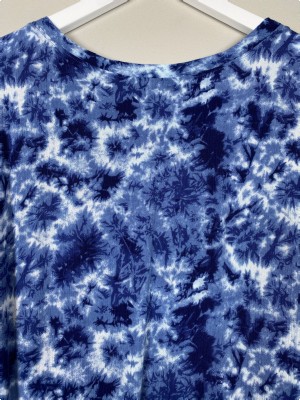 Lollys Laundry str. S <br/> blåmønstret bluse