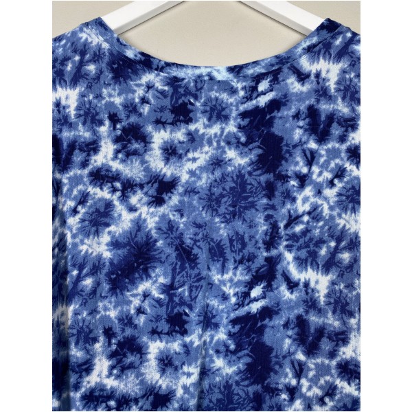 Lollys Laundry str. S <br/> blåmønstret bluse - Image 2