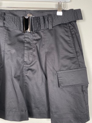 Co´Couture str. S <br/> sort nederdel med bælte