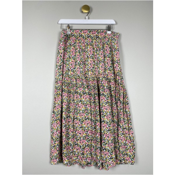 Craft Sisters str. L/XL <br/> blomstret nederdel