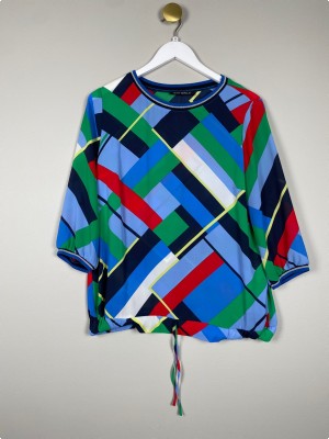 Betty Barclay str. 38 <br/> mønstret bluse