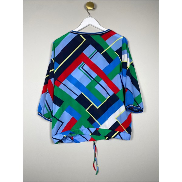 Betty Barclay str. 38 <br/> mønstret bluse - Image 3
