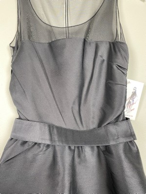 Karl Lagerfeld for H&M str. 34 <br/> sort kjole med bælte