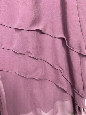 Karl Lagerfeld for H&M str. 34 <br/> bordeaux-farvet kjole