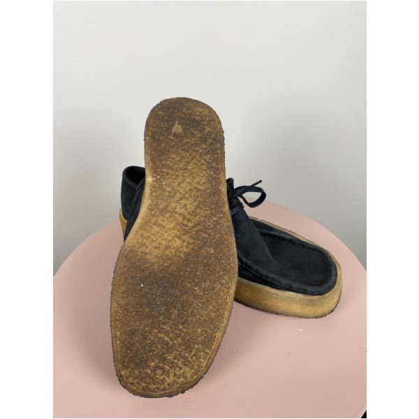 Clarks str. 45 <br/> sorte sko - Billede 4
