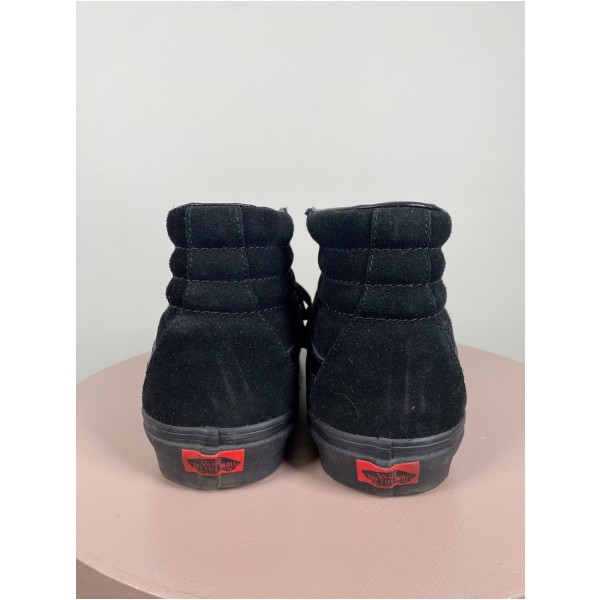 Vans str. 45 <br/> høj sneakers, sort - Image 4