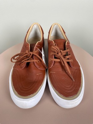 Adidas str. 44,5 <br/> brune skindsneakers