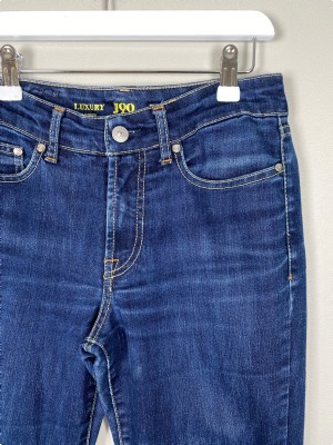 Luxury JJQ str. 36 <br/> mørkeblå jeans