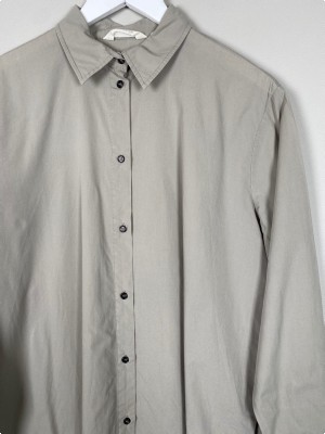 Basicapparel str. S <br/> lysegrøn lang skjortekjole