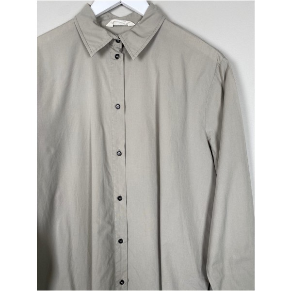 Basicapparel str. S <br/> lysegrøn lang skjortekjole - Image 2