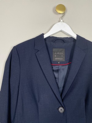 Karen by Simonsen str. 42 <br/> blå blazer