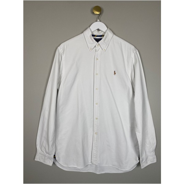 Ralph Lauren str. L <br/> hvid skjorte