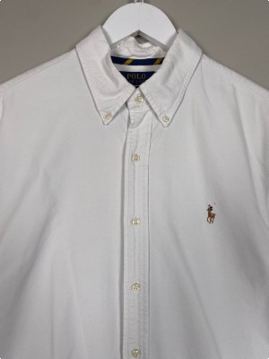 Ralph Lauren str. L <br/> hvid skjorte