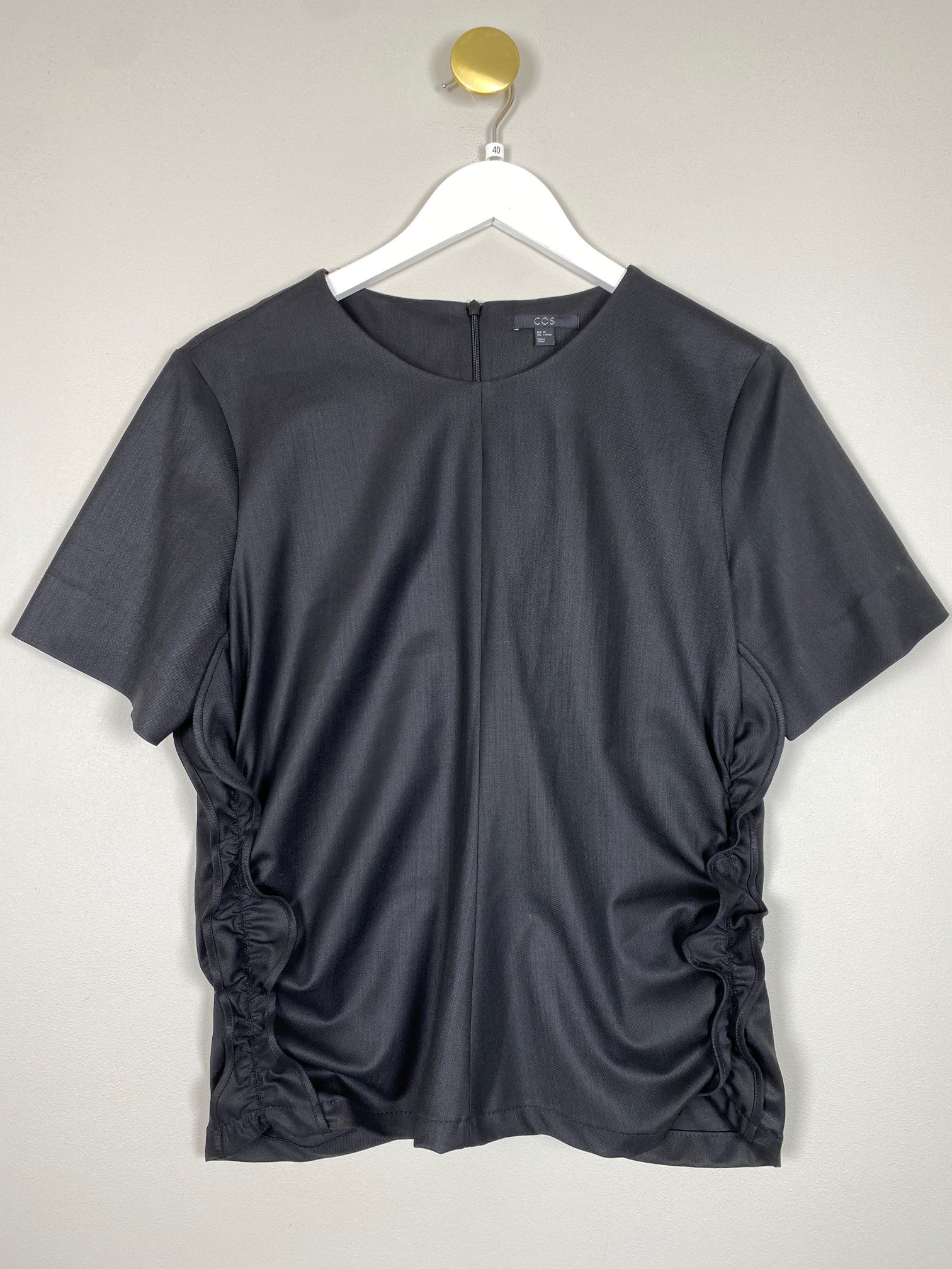 COS str. 40 <br/> sort bluse