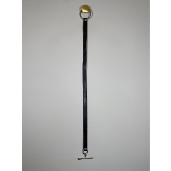 sort bælte <br/> str. 85 cm - Billede 2