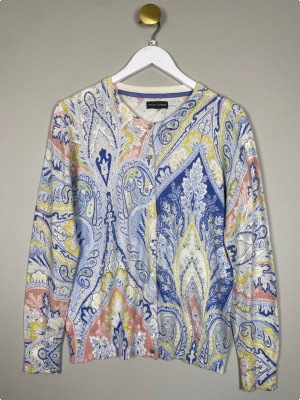 Franco Callegari str. M <br/> mønstret cardigan