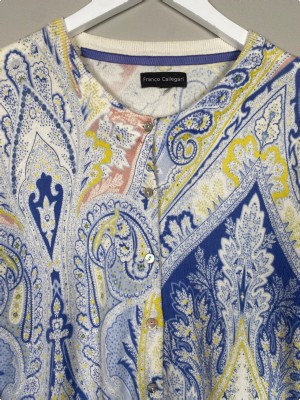Franco Callegari str. M <br/> mønstret cardigan