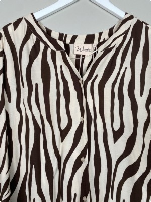 Wasabi Concept str. M/L <br/> kjole med zebraprint