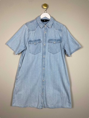 Sisters Point str. S <br/> denim kjole
