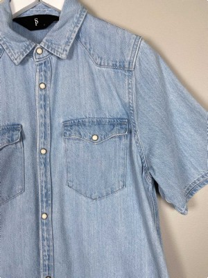 Sisters Point str. S <br/> denim kjole