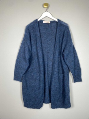 Custommade str. XS <br/> mørkeblå cardigan