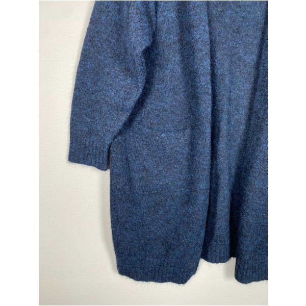 Custommade str. XS <br/> mørkeblå cardigan - Billede 2