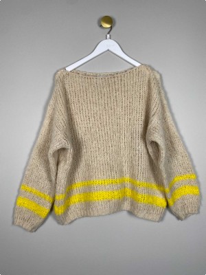 Tif Tiffy str. S/M <br/> beige strik